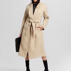 Who What Wear Medium Long Tan Coat